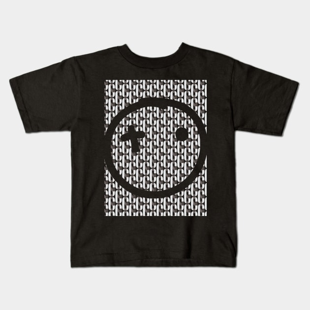 CSOC Black Monogram Fill Kids T-Shirt by Crossight_Overclothes